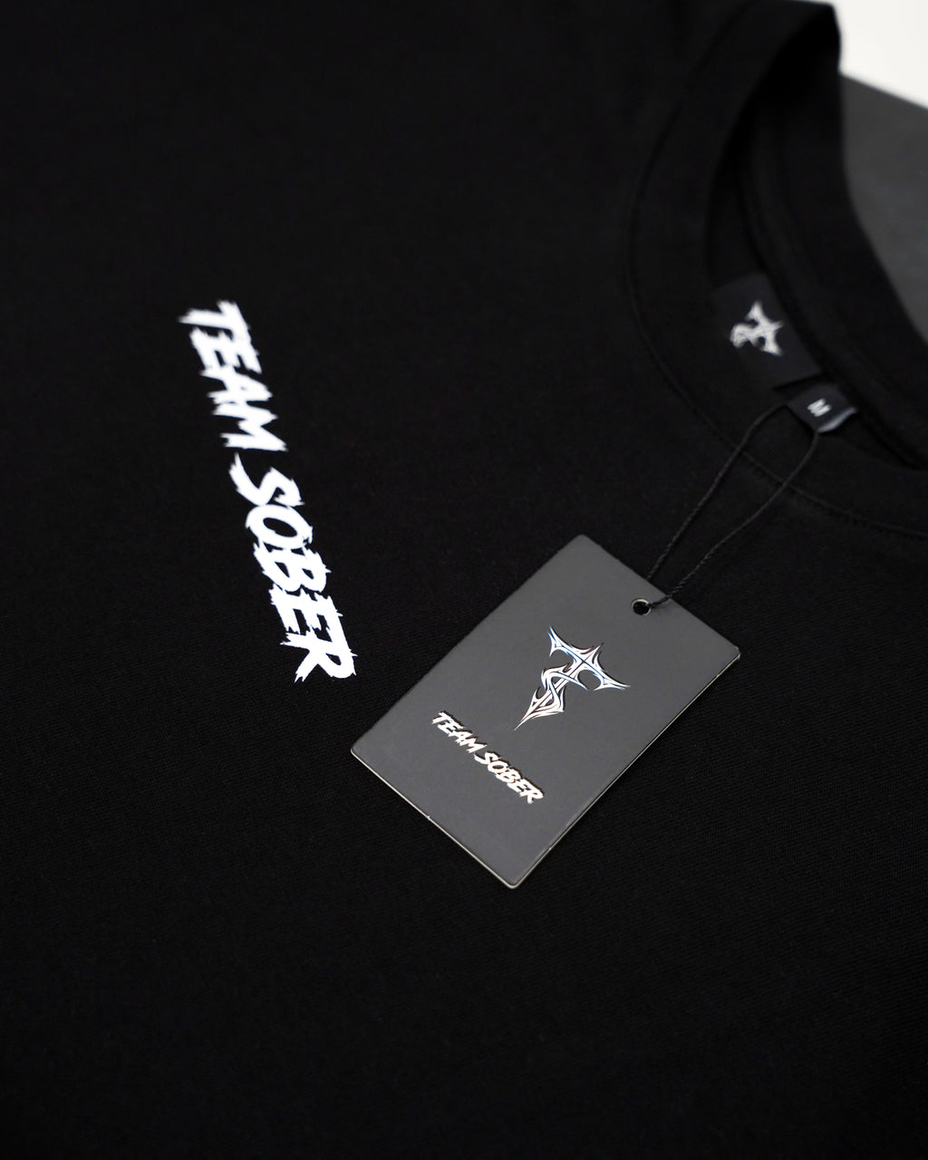 Team Sober Oversized T-Shirt - Black