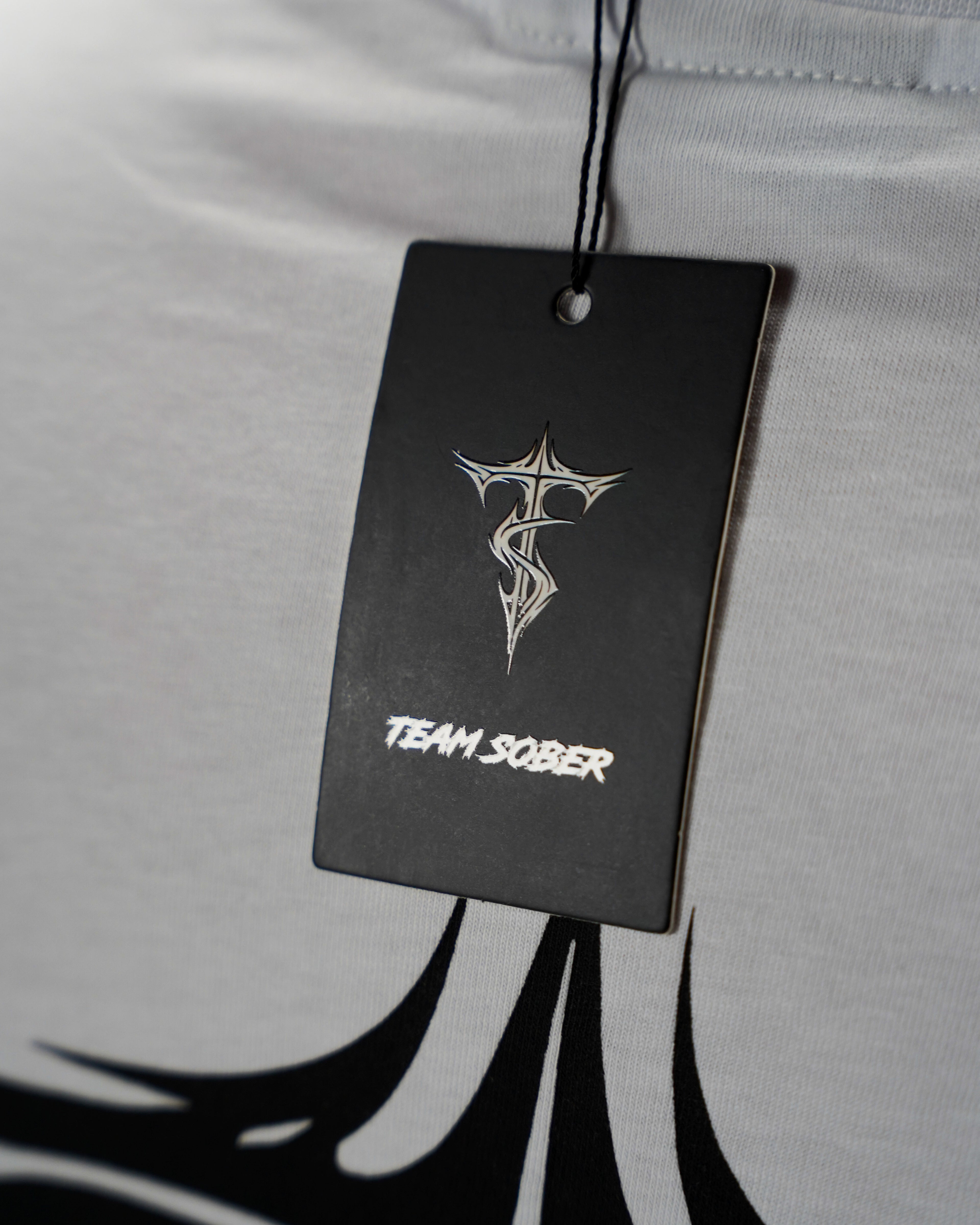 Team Sober Oversized T-Shirt - White
