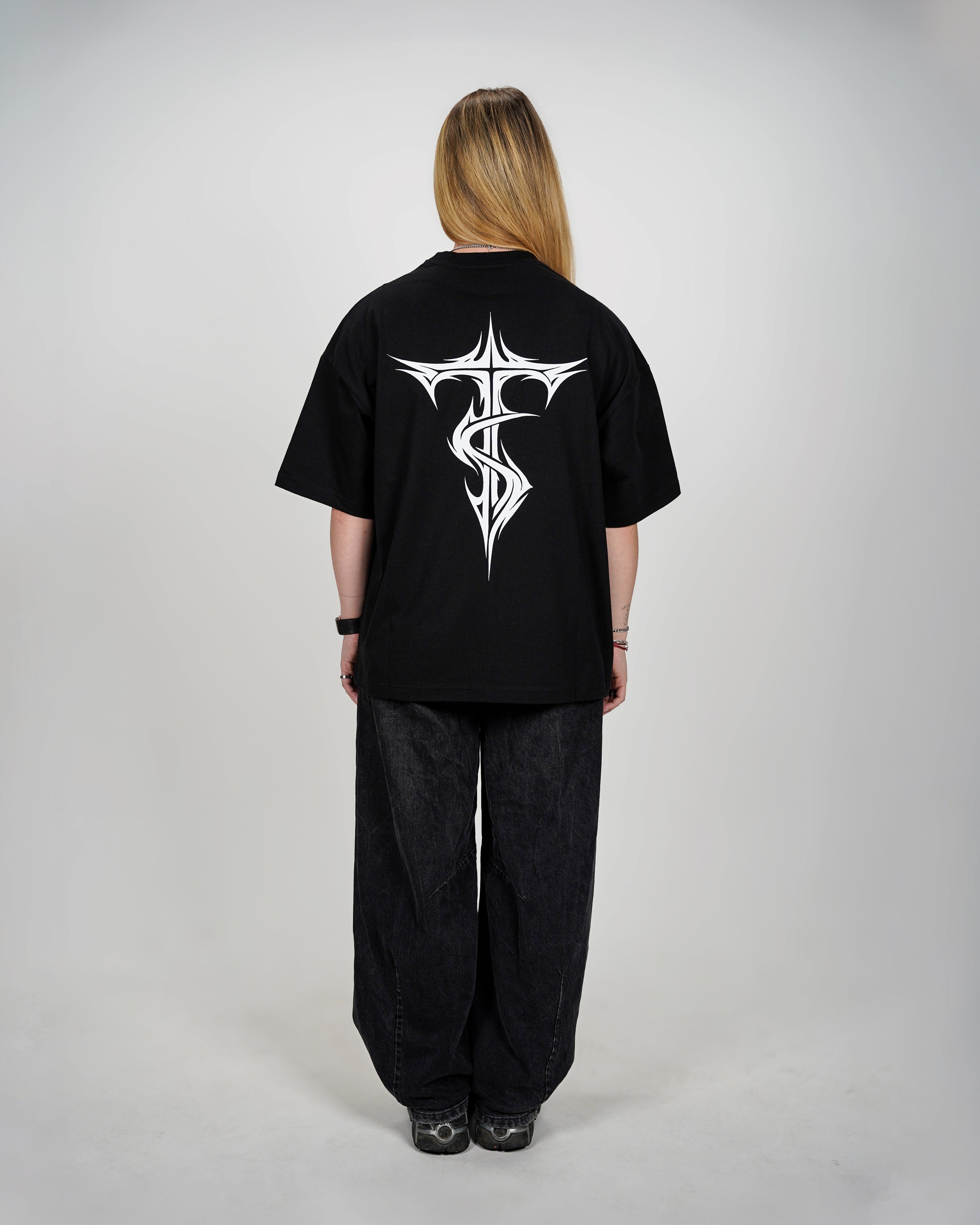 Team Sober Oversized T-Shirt - Black