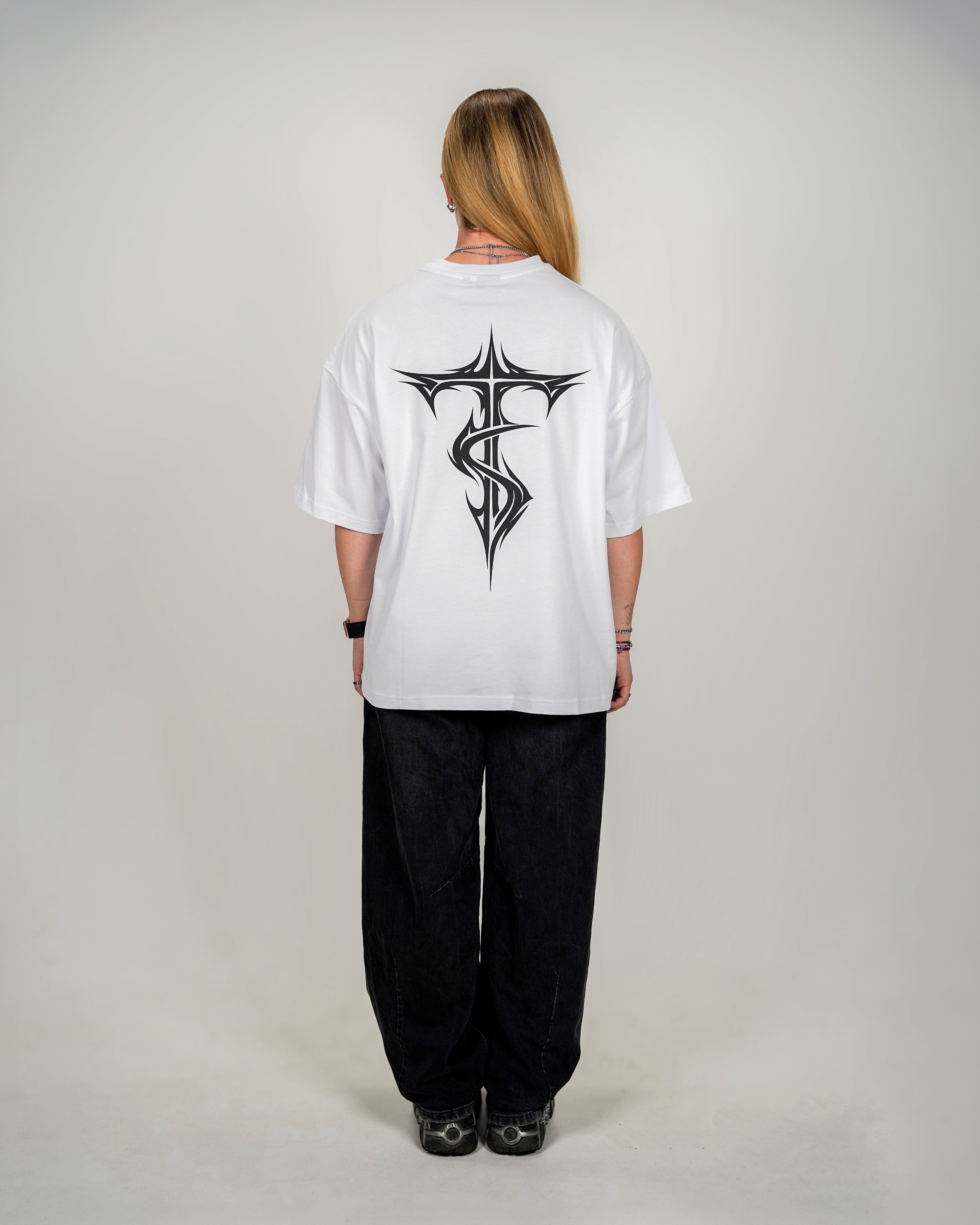Team Sober Oversized T-Shirt - White