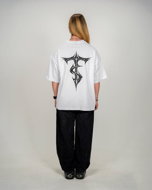 Team Sober Oversized T-Shirt - White